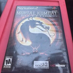 Sony PlayStation 2 Mortal Kombat: Deception - Black and Gold